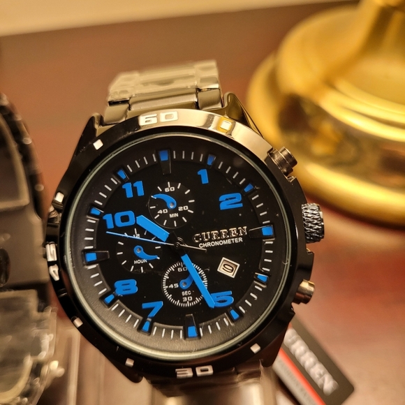 Two Brand New Men's Curren Chronometer Watch - Picture 6 of 6